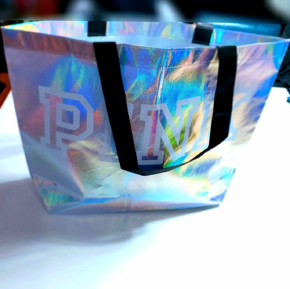 VS PINK bag holographic reusable shopping - Picture 4 of 6